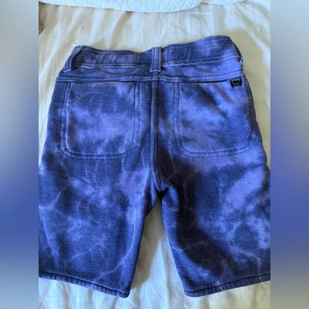 Wrangler Kids’ Purple Tie-Dye Shorts (XS 4/5)